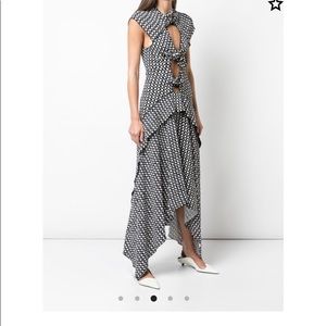 COPY - Proenza Schouler Knotted cut-out maxi dress